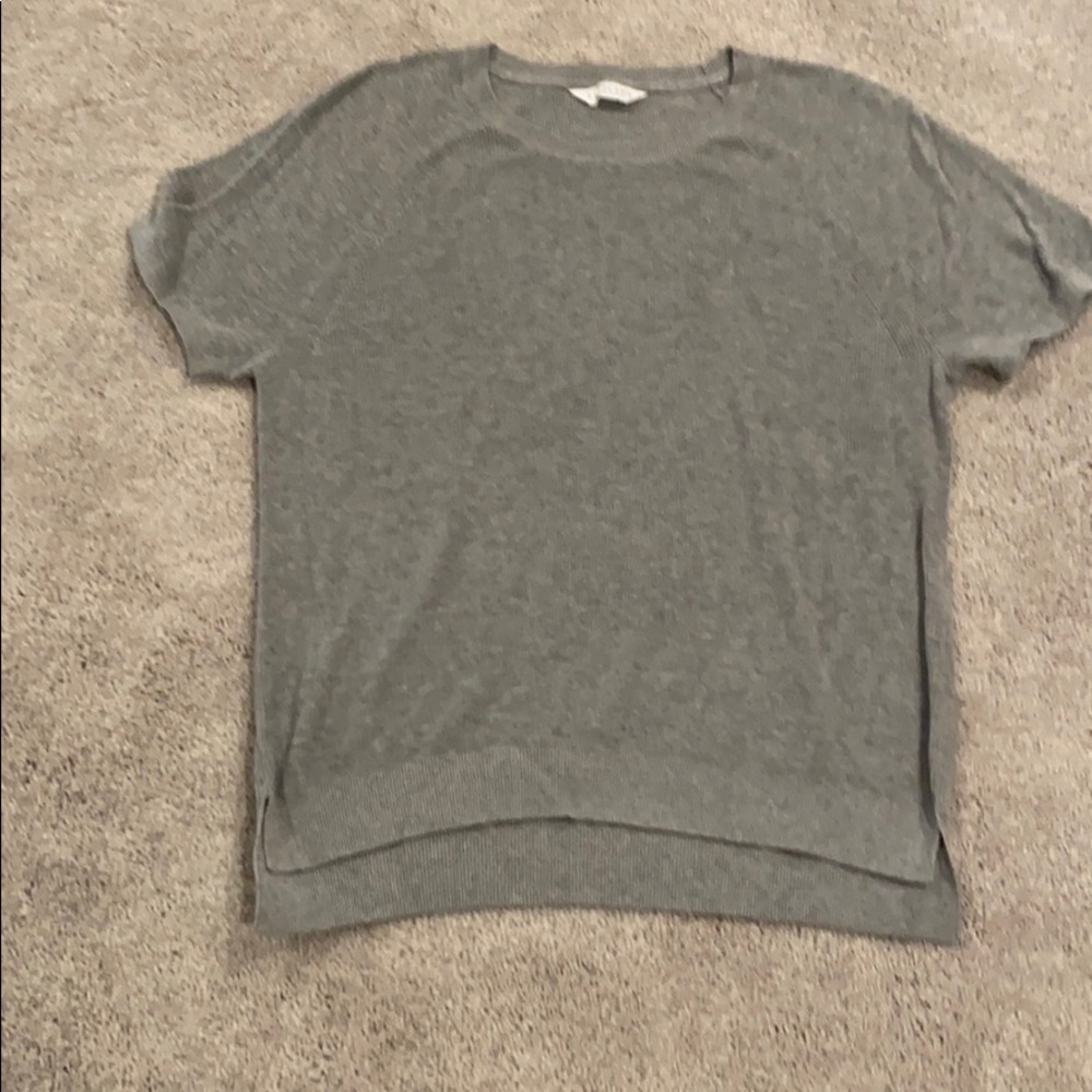 Everlane short sleeve sweater